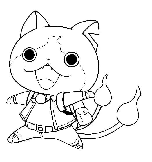 Buraritabi Jibanyan fra Yo-kai Watch fargelegging