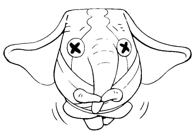 Fidgephant fra Yo-kai Watch fargelegging