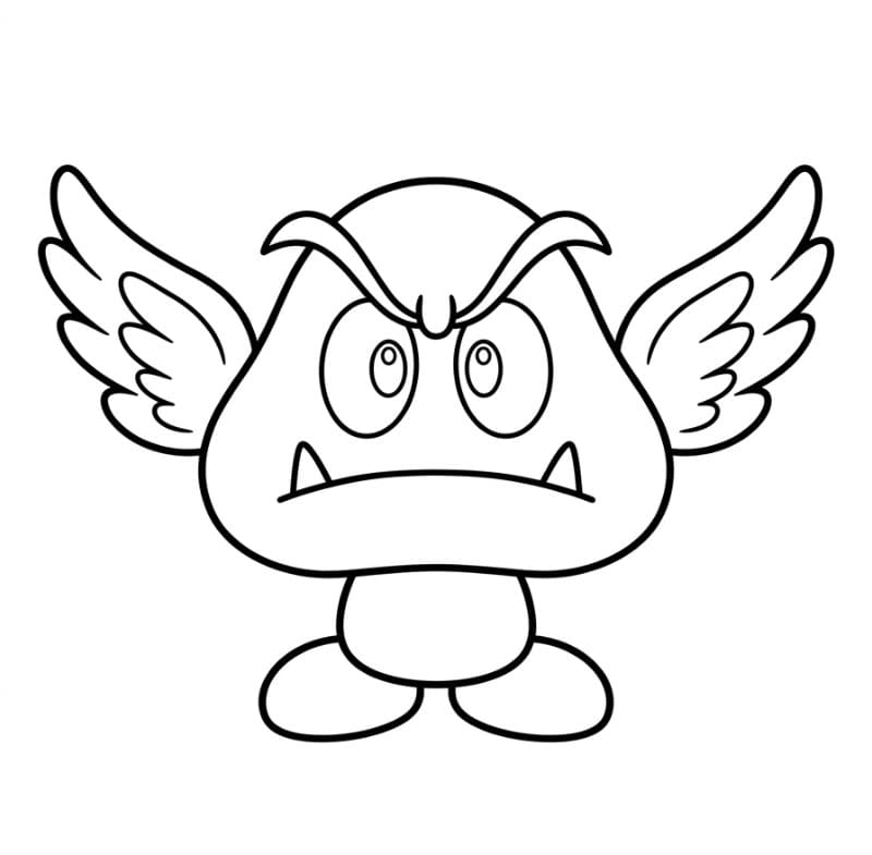Flyvende Goomba fargelegging