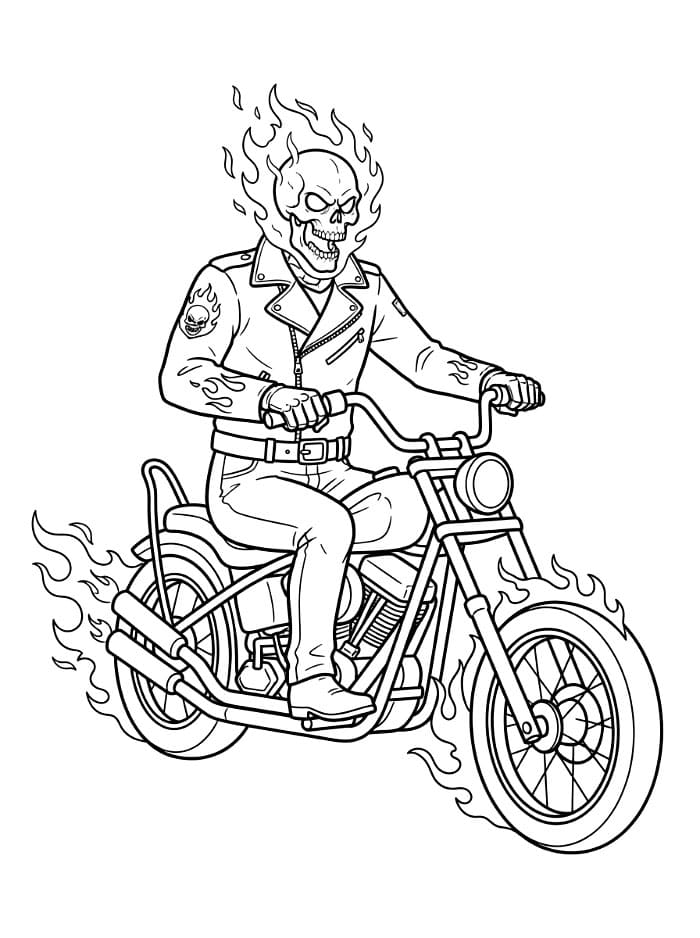 Ghost Rider Fargelegging