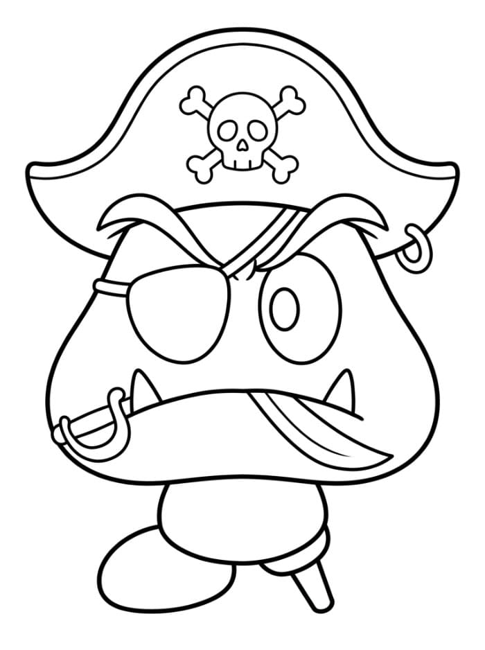 Goomba pirat fargelegging