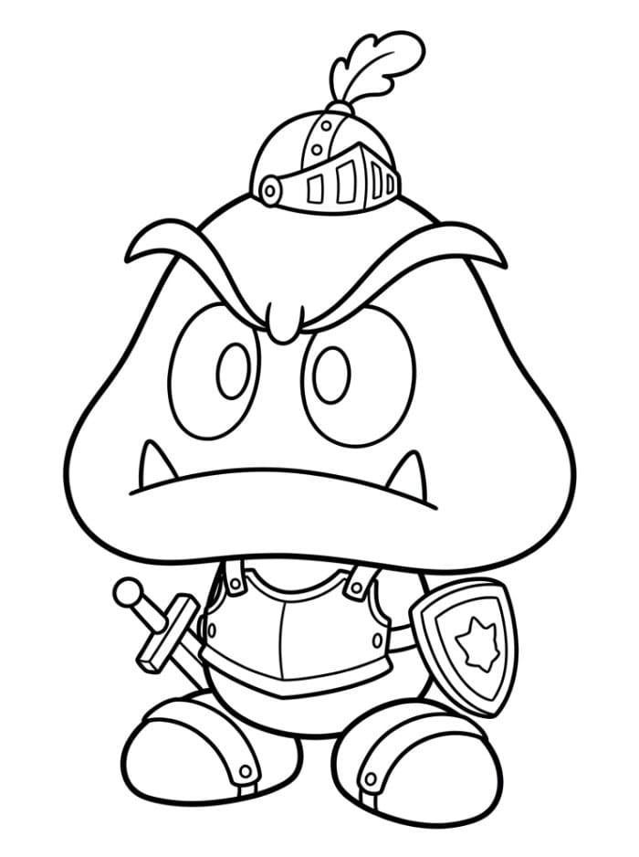 Goomba ridder fargelegging