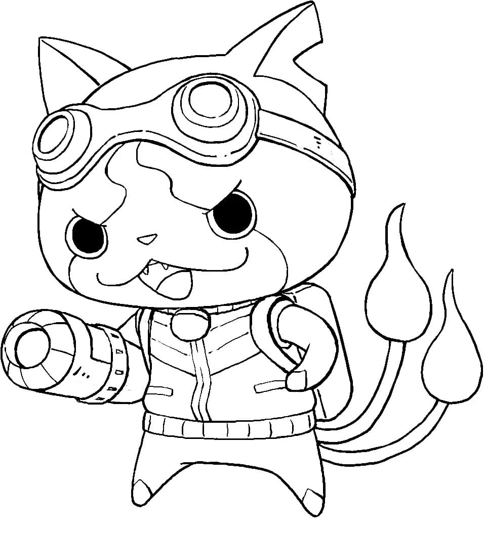 Jibanyan B fra Yo-kai Watch fargelegging