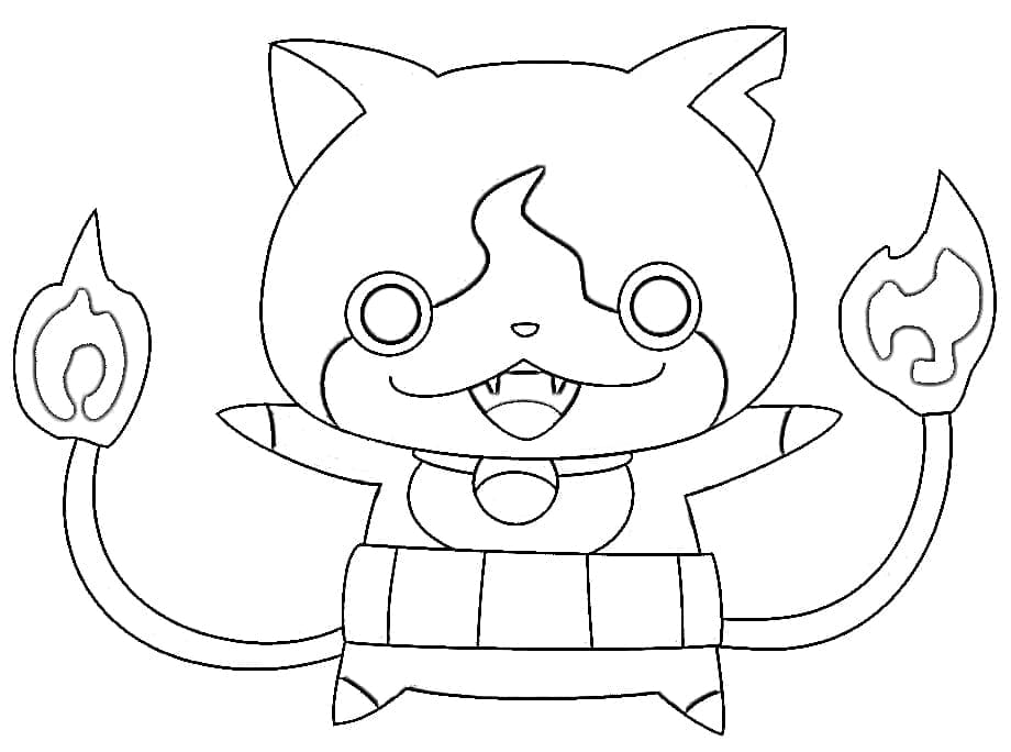 Kule Jibanyan fargelegging