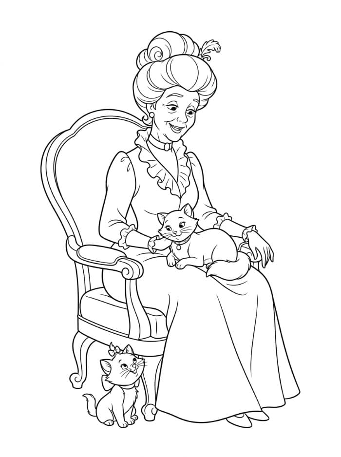 Madame Adelaide Bonfamille fargelegging