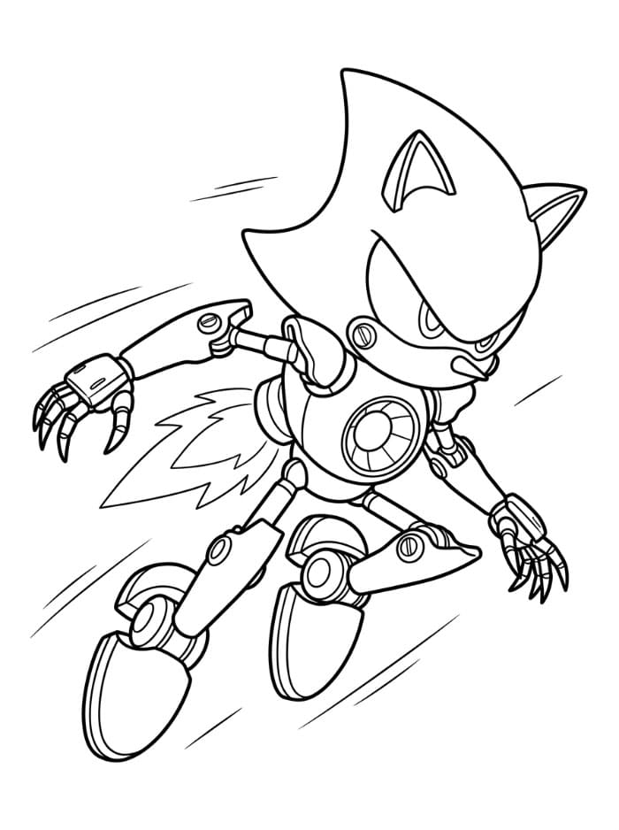Metal Sonic Fargelegging