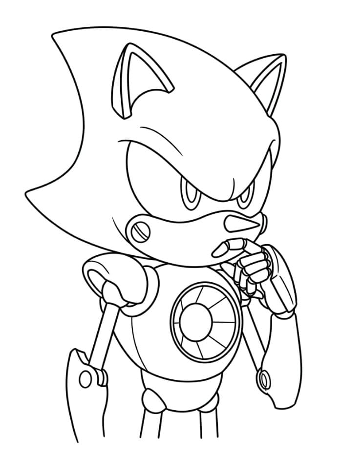 Metal Sonic tenker fargelegging