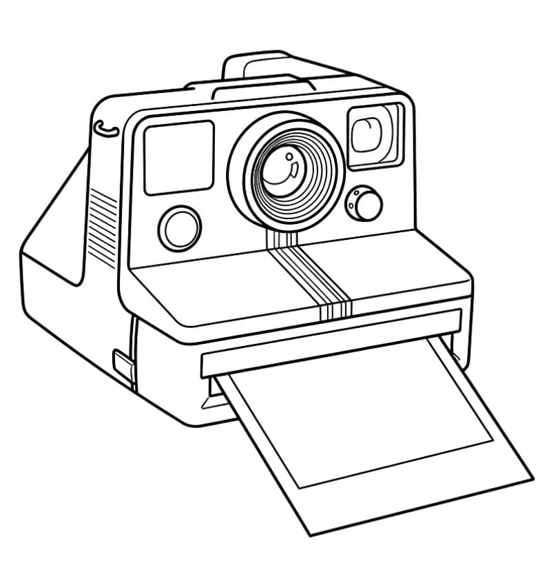 Polaroidkamera fargelegging