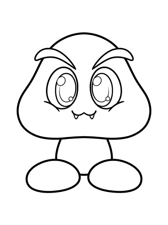 Søt Goomba fargelegging