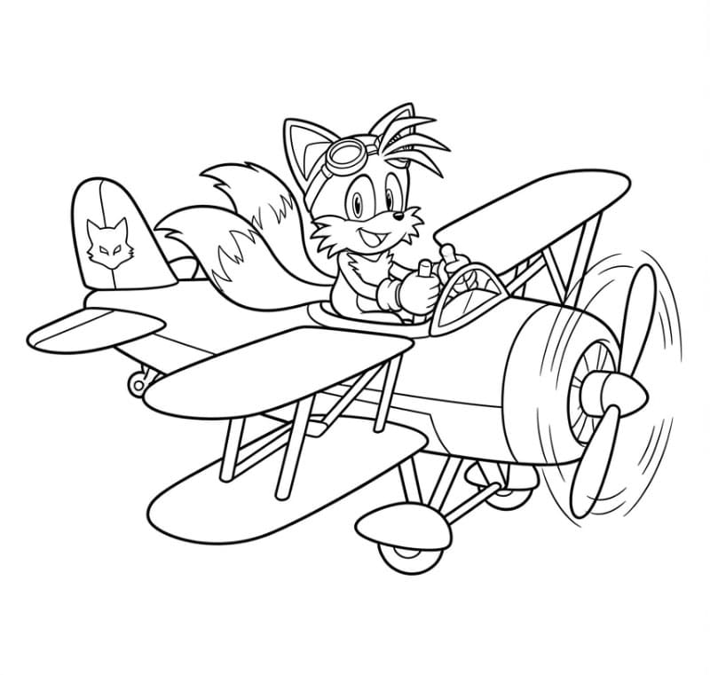 Tails flyr et lite fly fargelegging