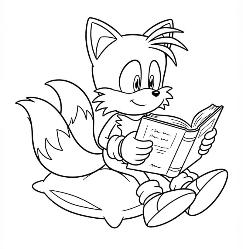 Tails leser fargelegging