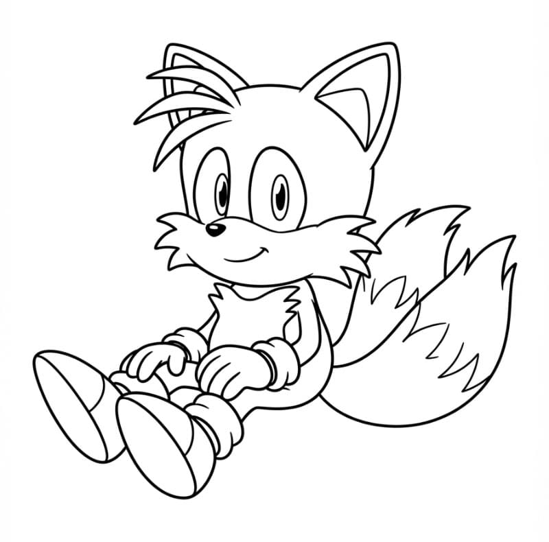 Tails sitter fargelegging