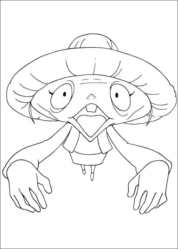 Tattletell fra Yo-kai Watch fargelegging